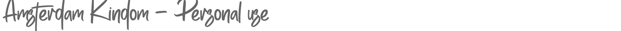 Sample characters Amsterdam Kindom Font